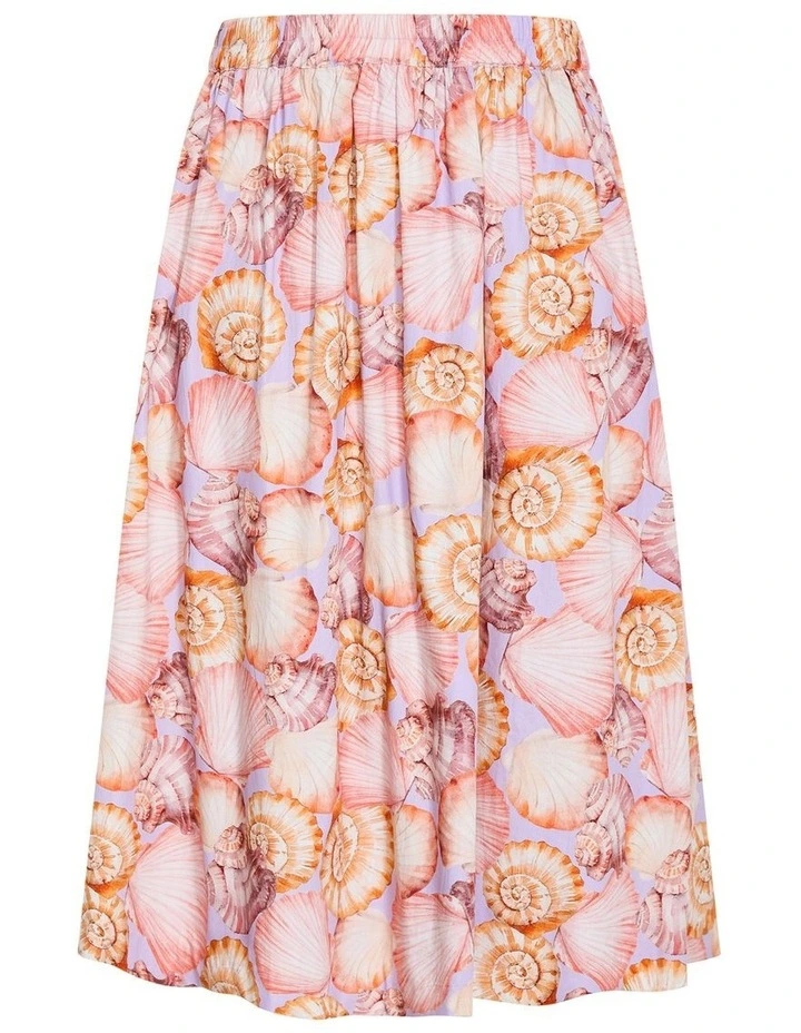 Vacay Print Skirt in Lilac image 3