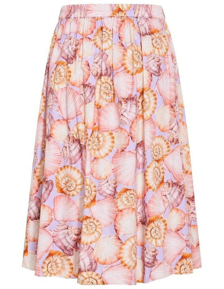 Vacay Print Skirt in Lilac image 4