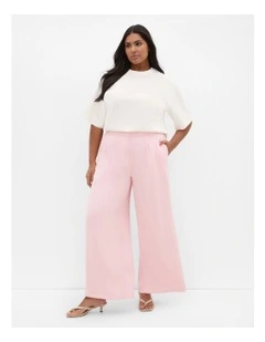 Holly Wide Leg Pant in Soft Pink