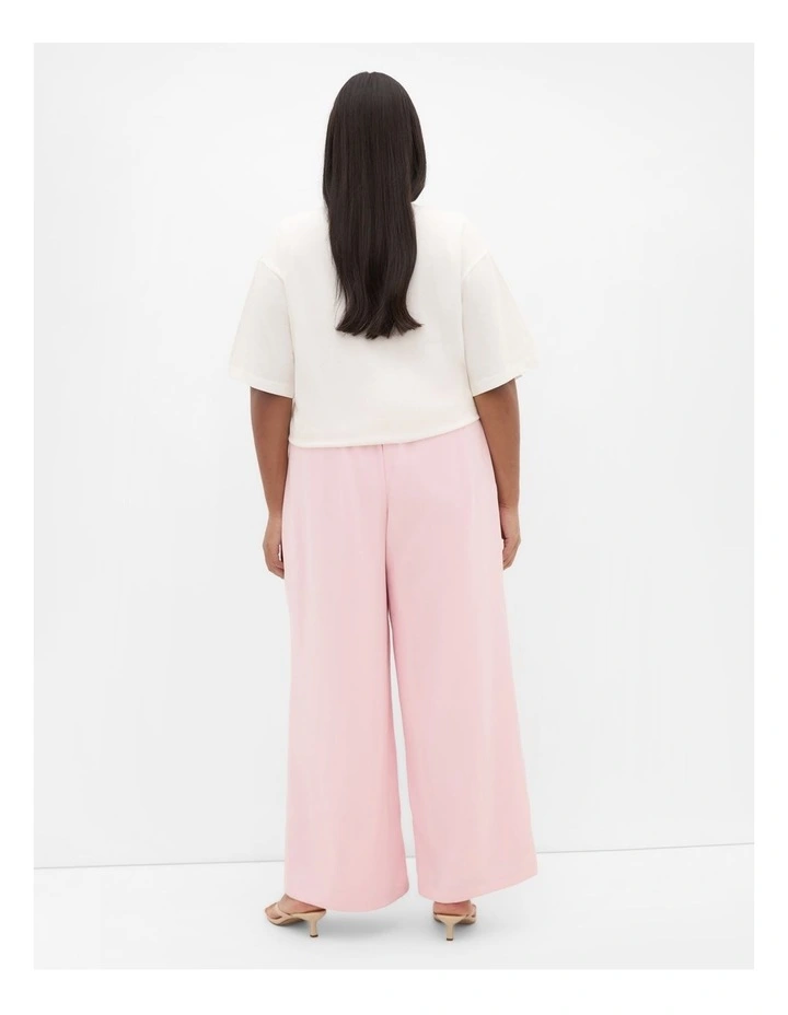 Holly Wide Leg Pant in Soft Pink image 2