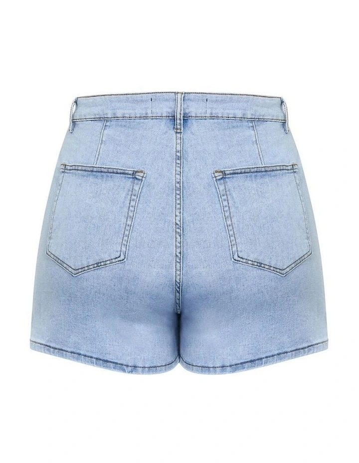 Raya Denim Skort in Light Wash image 4