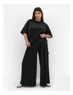 Paige Track Pant in Black