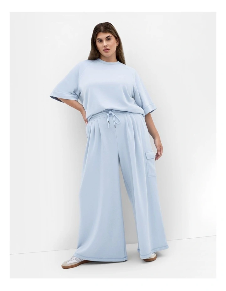 Paige Track Pant in Powder Blue image 1