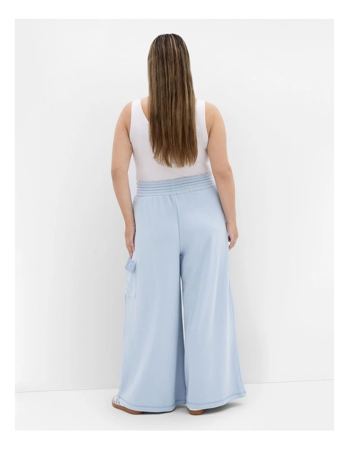 Paige Track Pant in Powder Blue image 2
