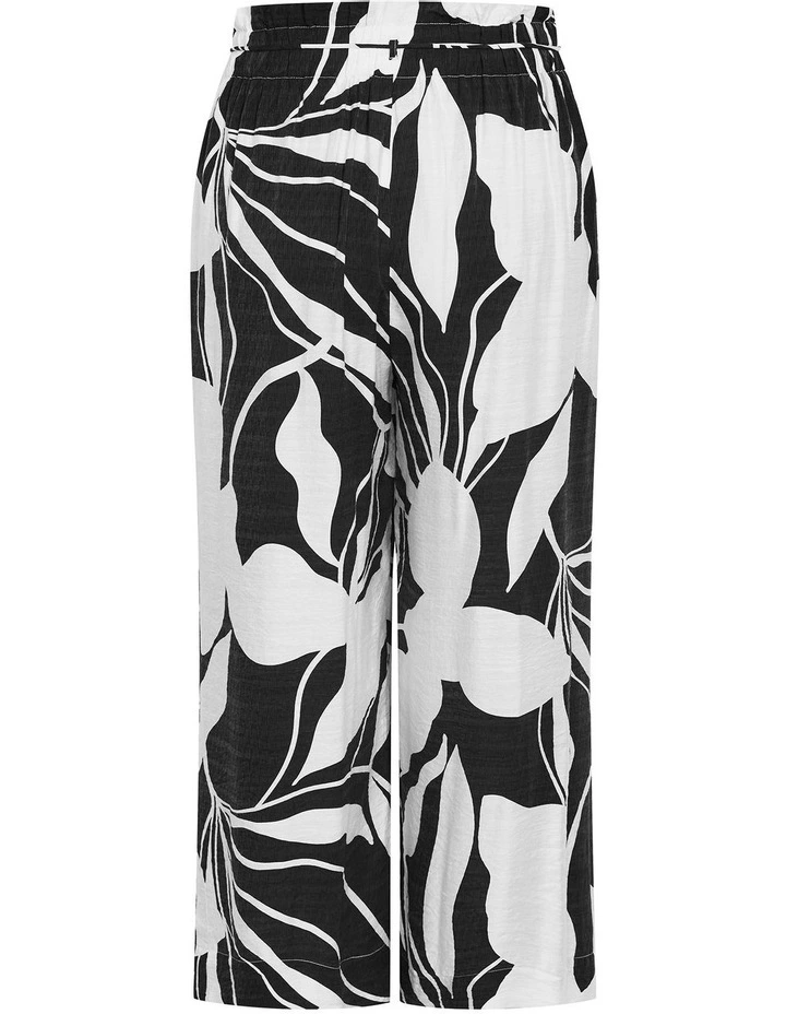 Resort Palm Print Pant in Ivory image 4