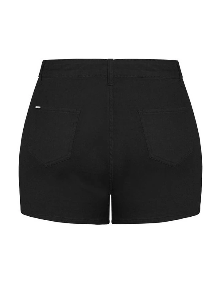 Breeze Denim Short in Black image 4