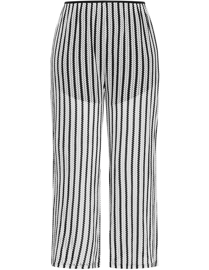Carla Stripe Pant in Ivory image 3