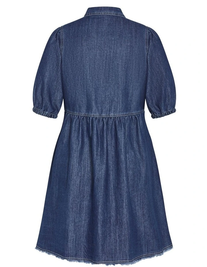 Dulce Dress in Mid Wash image 4