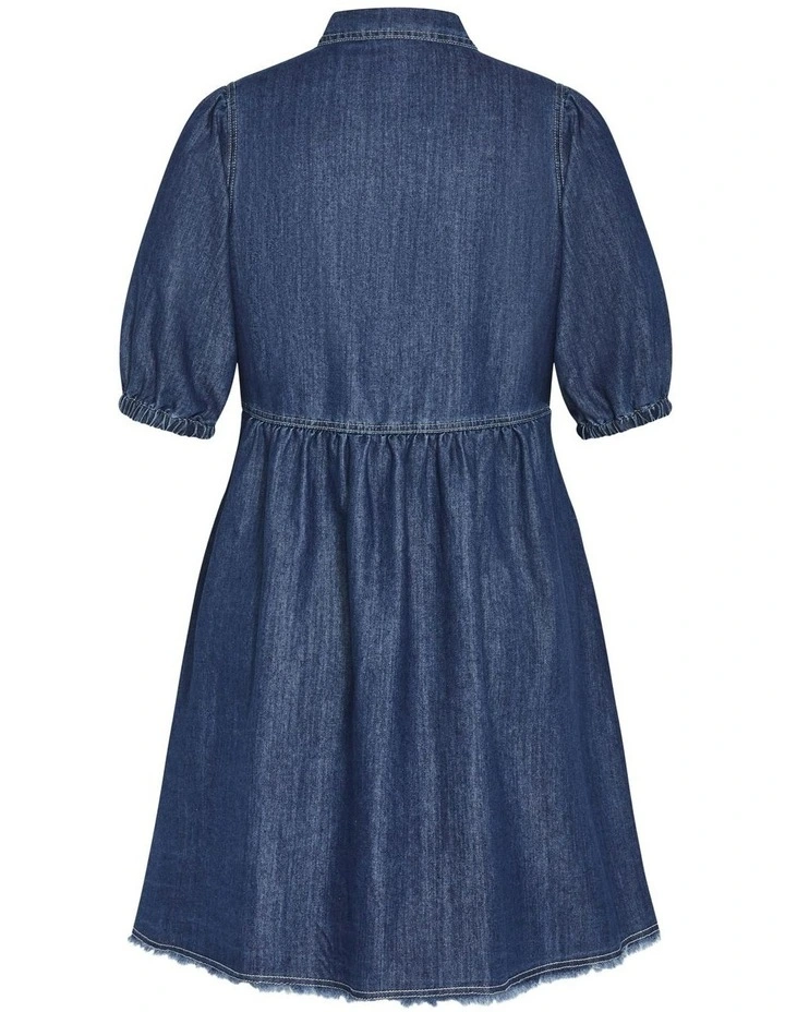 Dulce Dress in Mid Wash image 6