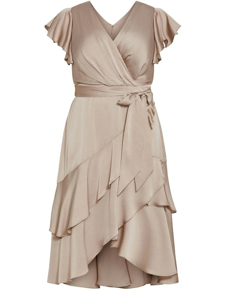 Flirty Jen Maxi Dress in Taupe image 5