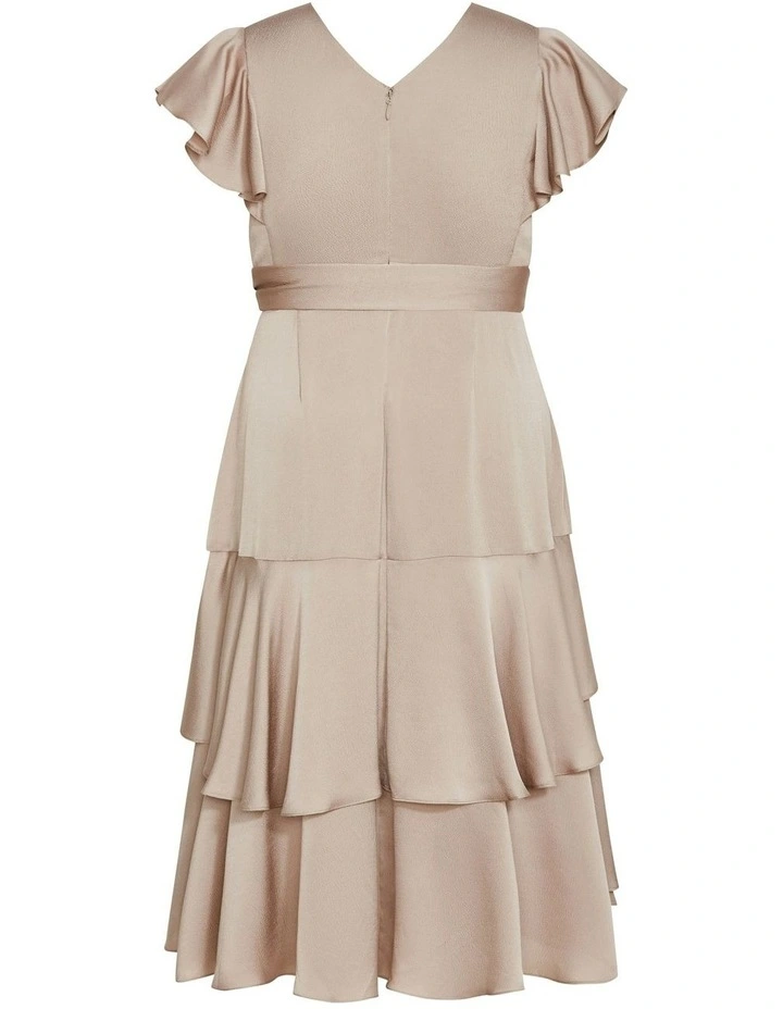 Flirty Jen Maxi Dress in Taupe image 6