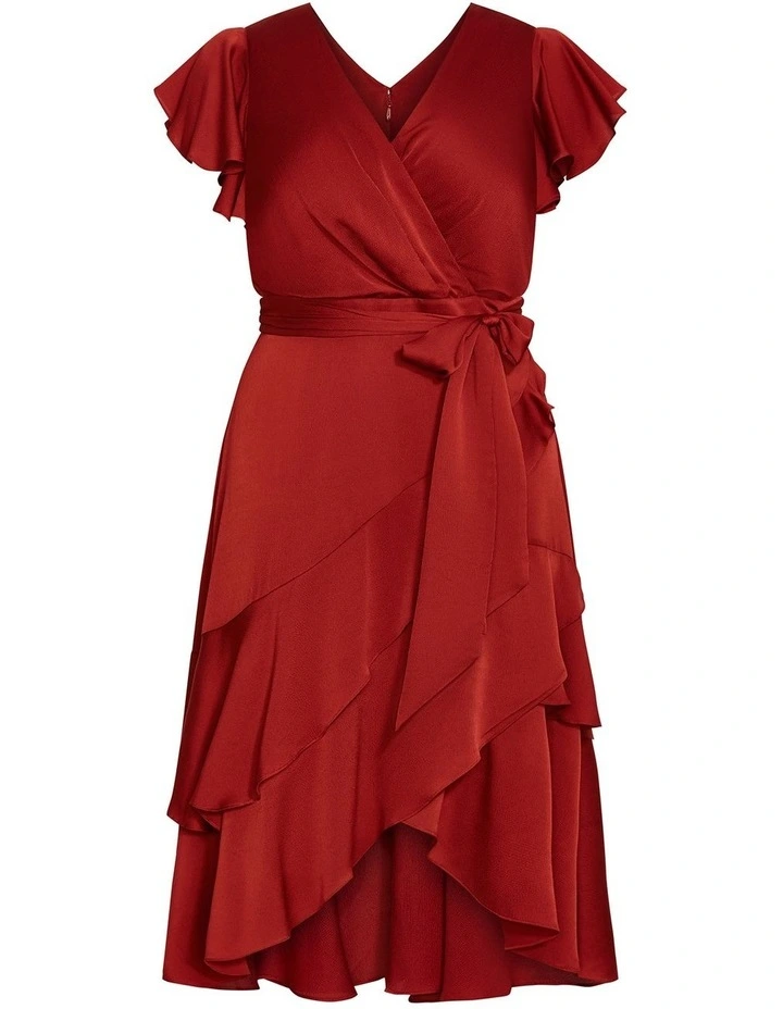 Flirty Jen Maxi Dress in Toffee image 3