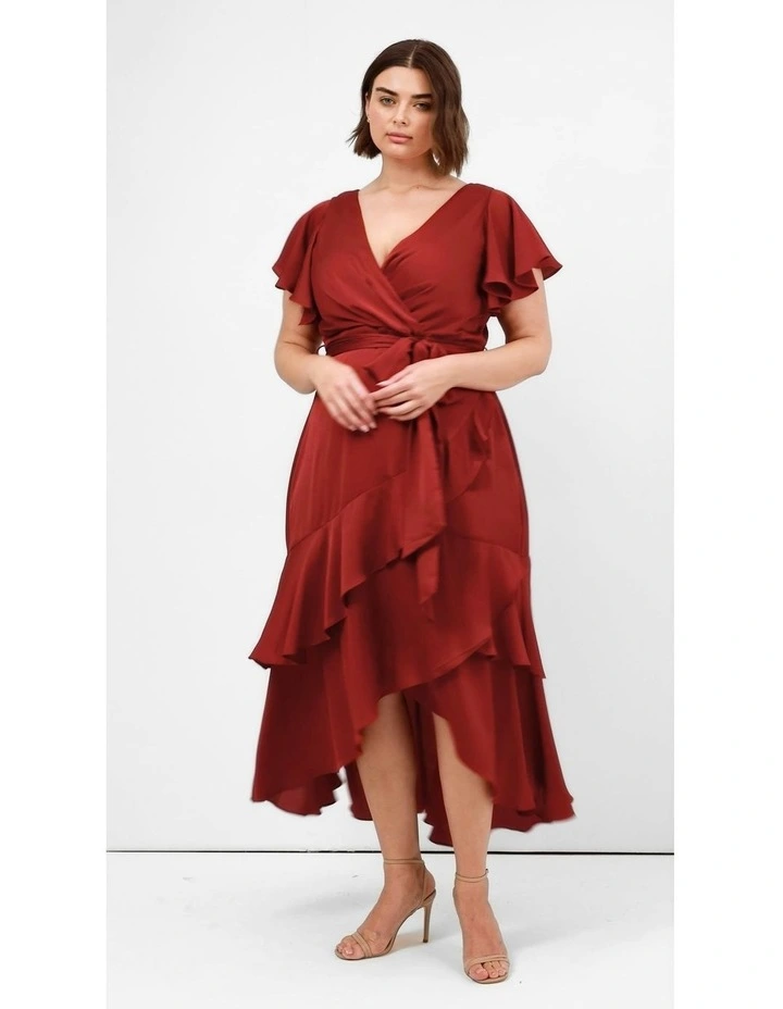 Flirty Jen Maxi Dress in Toffee image 5