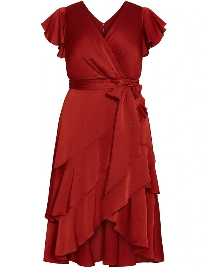 Flirty Jen Maxi Dress in Toffee image 6