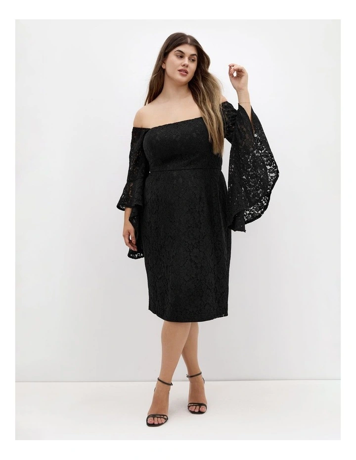 Mystic Lace Dress in Black image 1