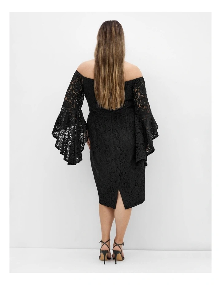 Mystic Lace Dress in Black image 2
