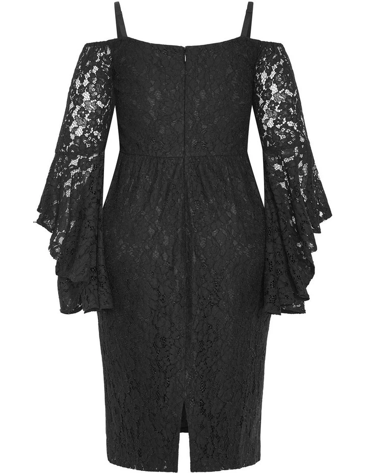 Mystic Lace Dress in Black image 4