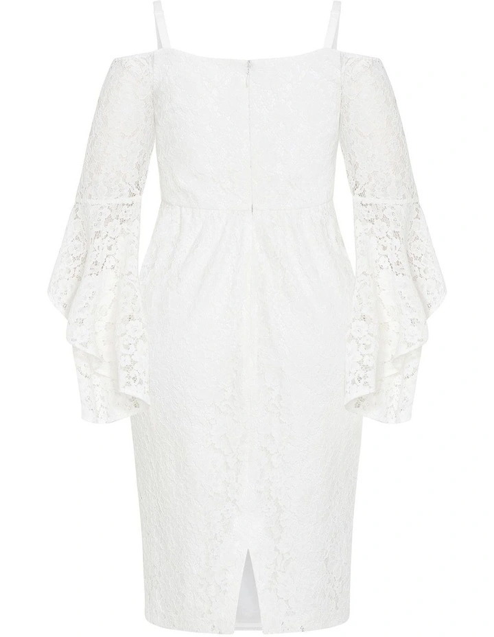 Mystic Lace Dress in Ivory image 4