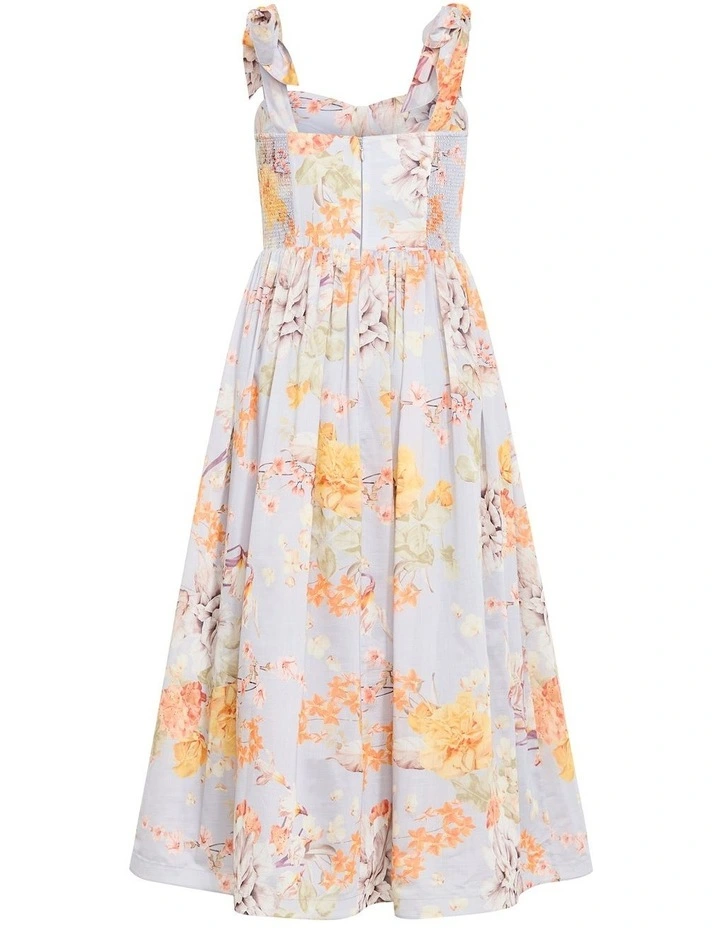 Camryn Border Maxi Dress in Platinum image 4