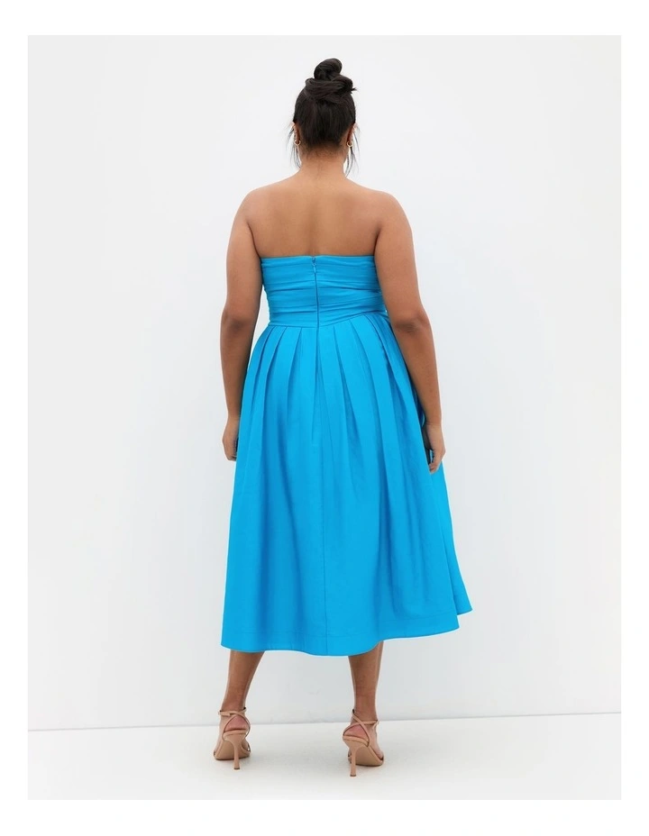 Rosalee Sleeveless Midi Dress in Azure image 2