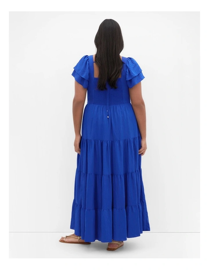Ariella Tier Maxi Dress in Cerulean image 2