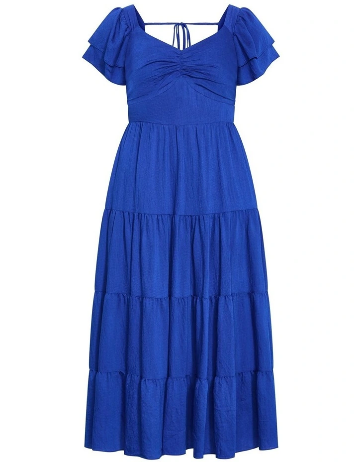 Ariella Tier Maxi Dress in Cerulean image 3