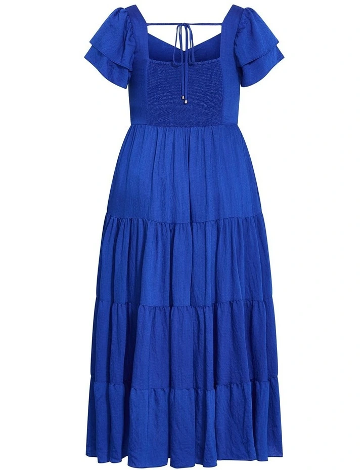 Ariella Tier Maxi Dress in Cerulean image 4