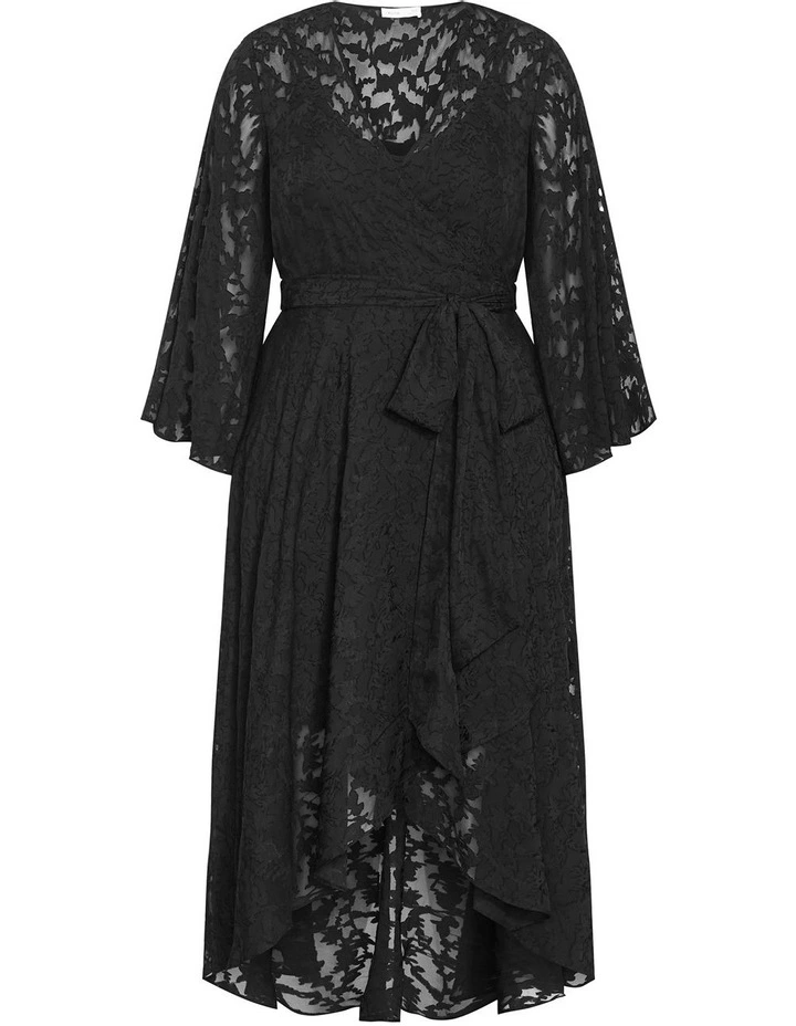Fleetwood Jacquard Maxi Dress in Black image 3