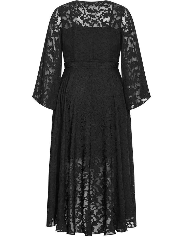 Fleetwood Jacquard Maxi Dress in Black image 4