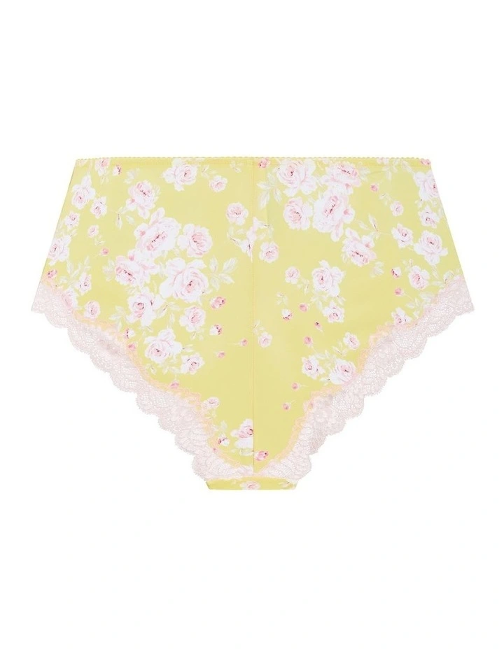 Fifi Print Hi Waist Shorty in Lemon image 4