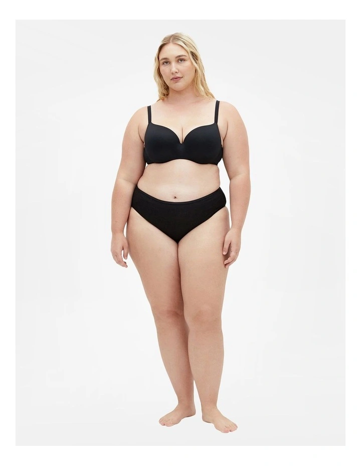 Bodycon Contour Bra in Black image 1