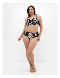 Fifi Print Contour Bra in Black