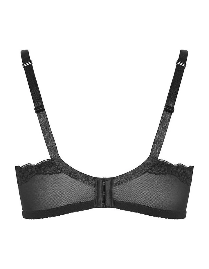 Fifi Print Contour Bra in Black image 4