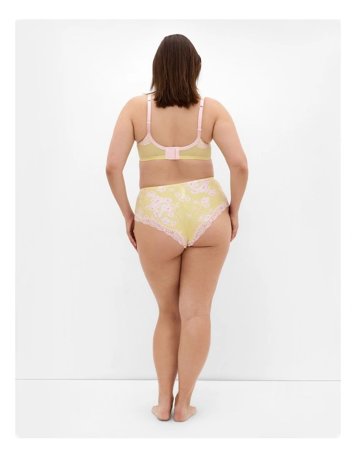 Fifi Print Contour Bra in Lemon image 2