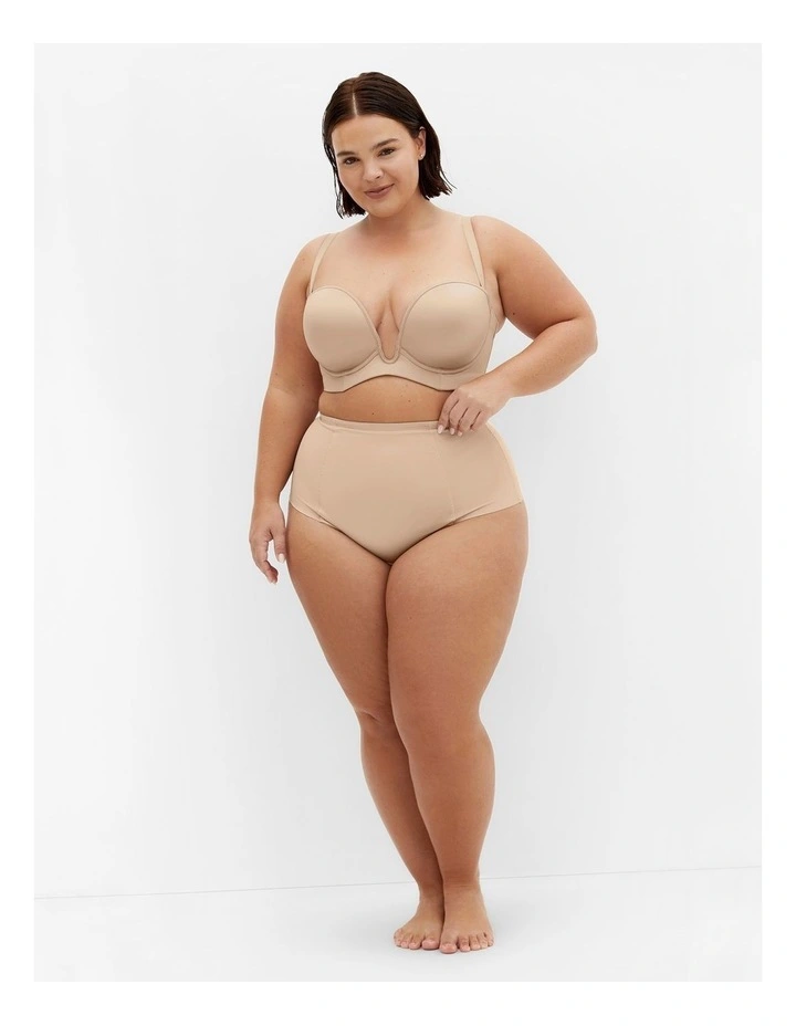 Shapely Plunge Bra in Latte image 1