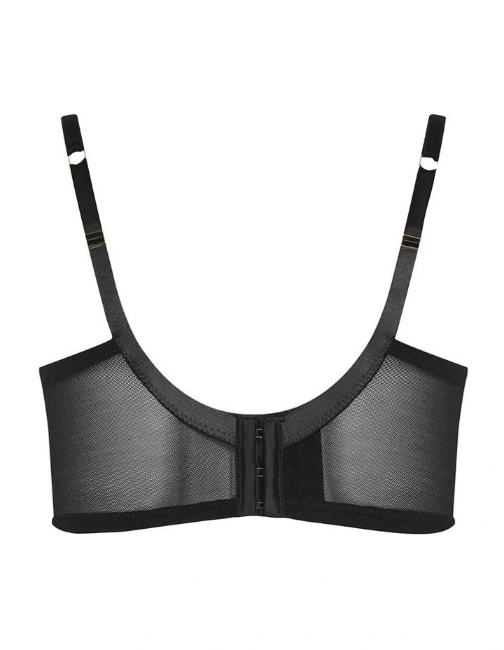 Lara Underwire Bra in Black image 4