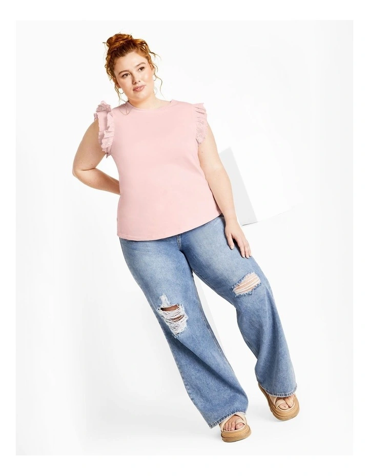 Darcy Top in Blush image 1