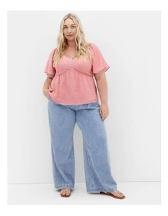 Marci Top in Deep Rose