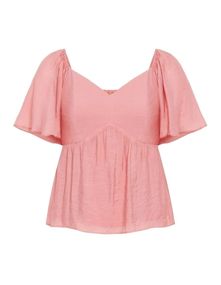 Marci Top in Deep Rose image 5