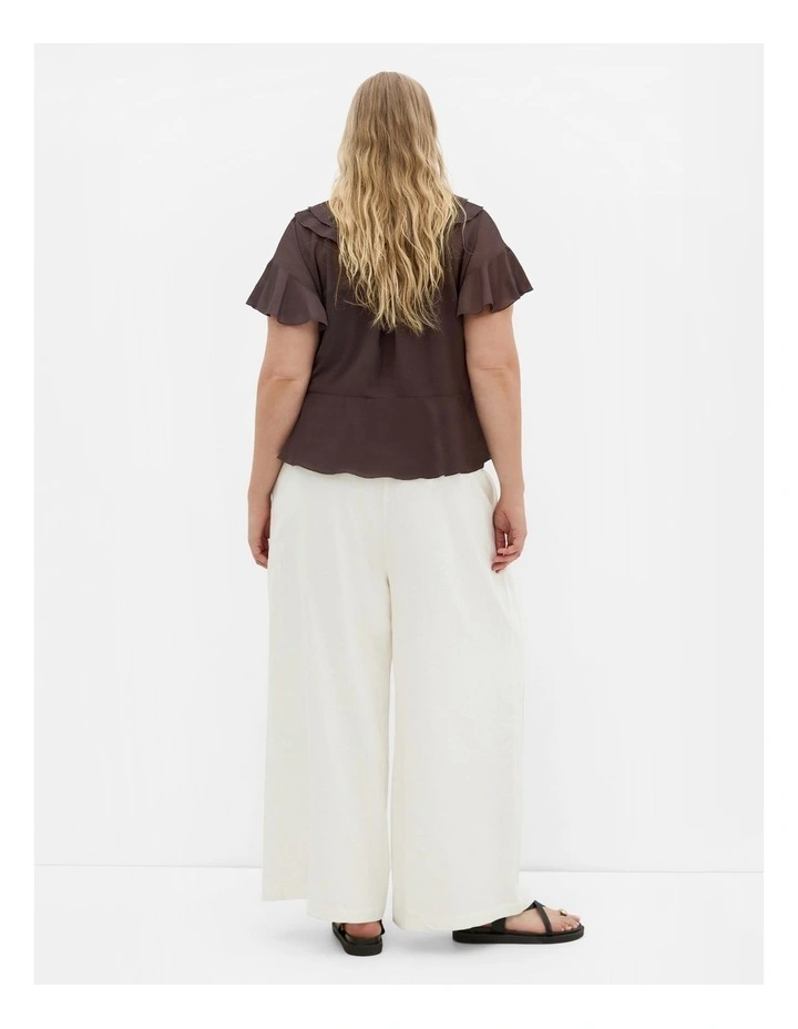 Lush Frill Top in Chocolate image 2