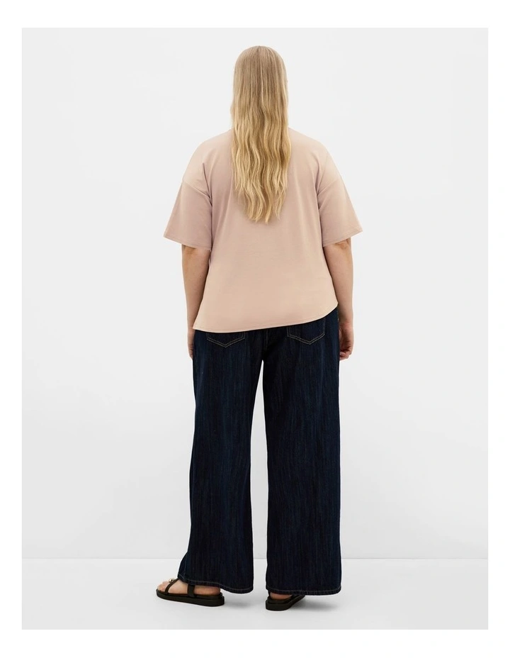 Fashion Tee in Stone image 2