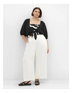 Sweet Tie Cover Up Shirt in Black