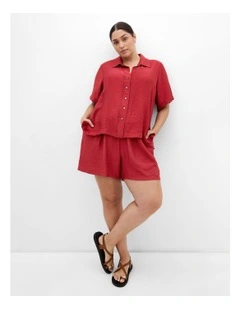 Emma Shirt in Burnt Sienna