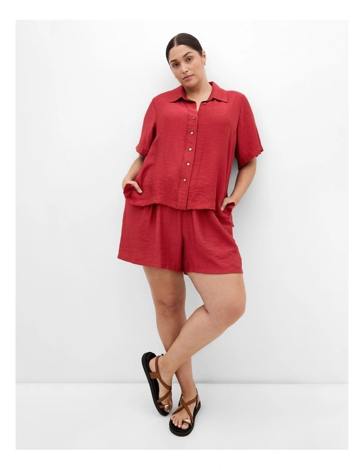 Emma Shirt in Burnt Sienna image 1