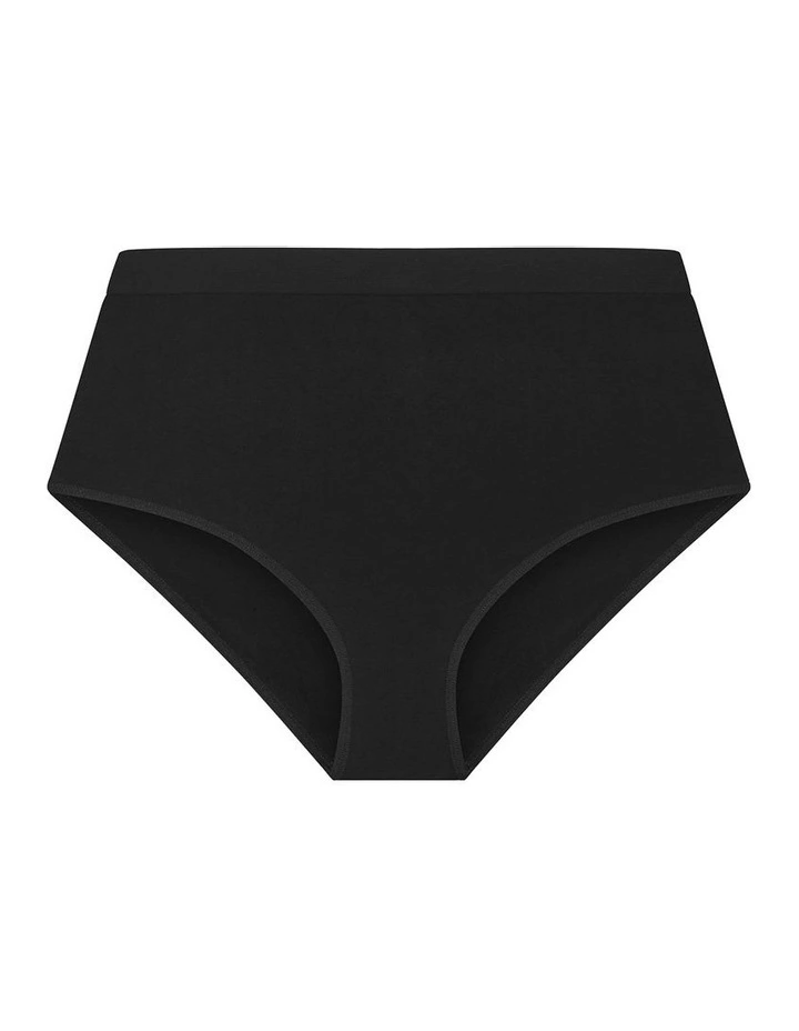 Seamless Full Brief  3 Pack in Black image 3