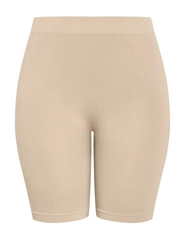 Seamlss Bike Short 2 Pack in Latte image 3