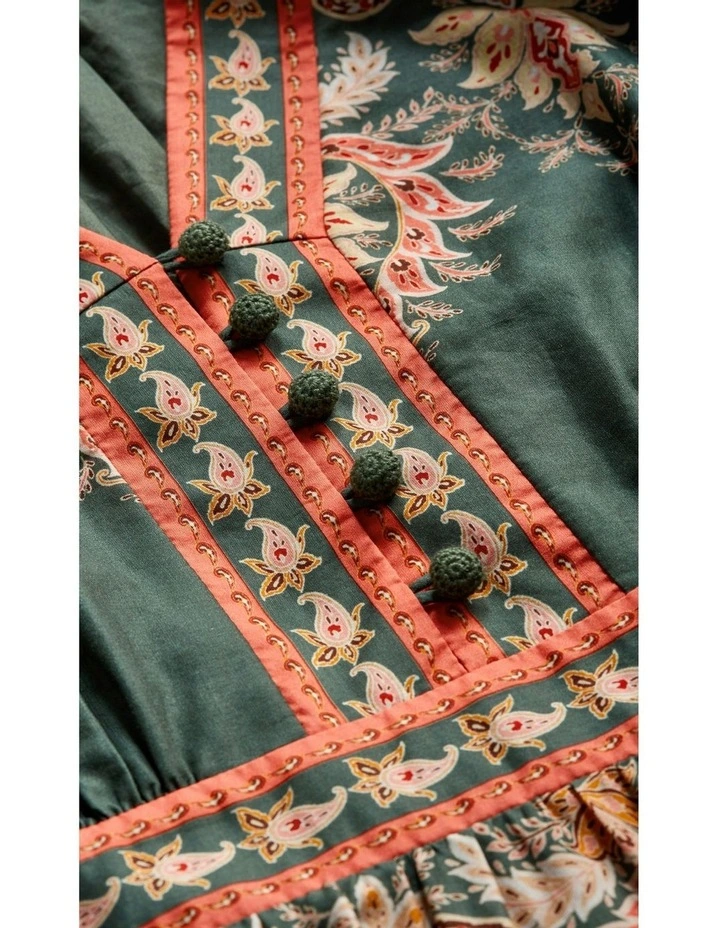 Higher Love Maxi Dress in Green image 6