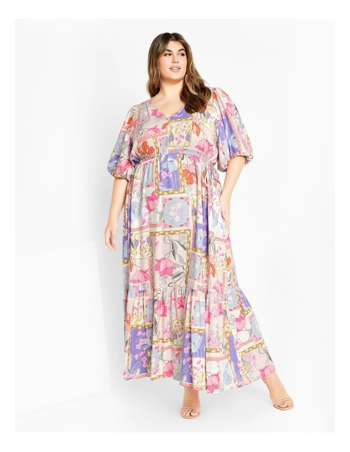 Flirtini Maxi Dress in Multi image 1
