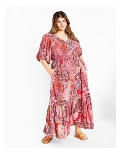 Flirtini Maxi Dress in Multi