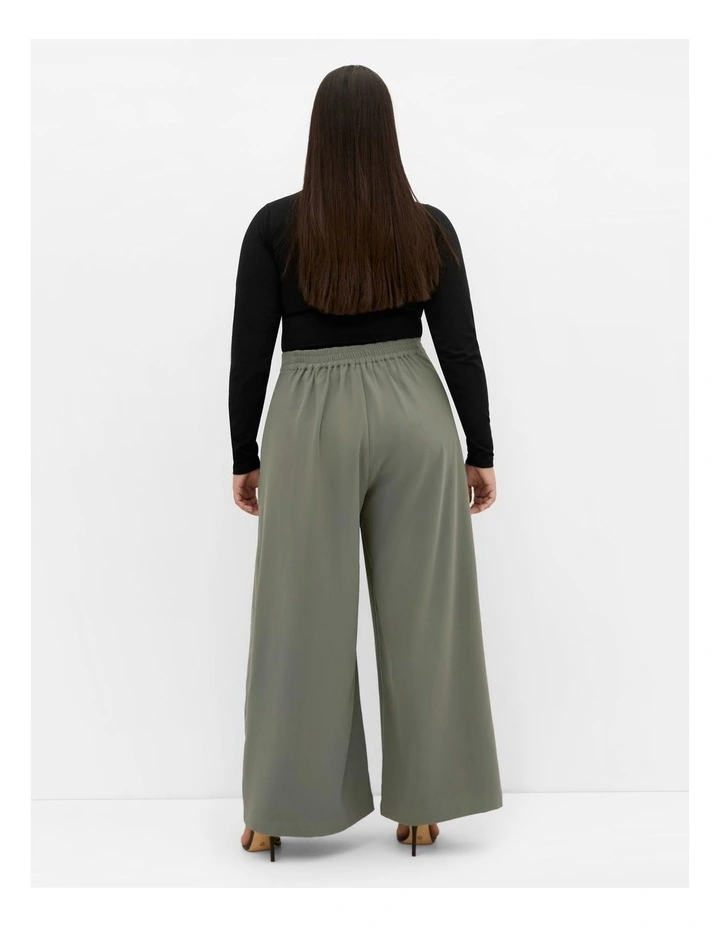 Abbie Pant in Dark Sage image 2